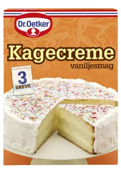 Dr. Oetker Kagecreme med vaniljesmag