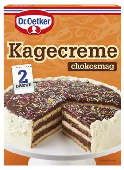 Dr. Oetker Kagecreme med chokosmag
