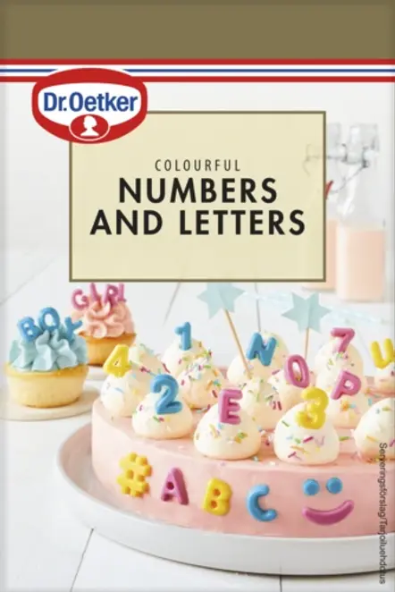 Dr. Oetker Colourful Numbers and Letters