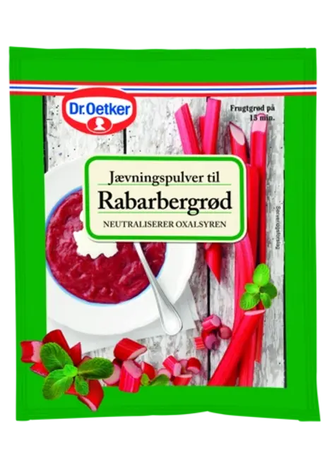 Dr. Oetker Jævningspulver til Rabarbergrød