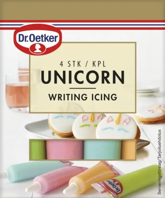 Dr. Oetker Unicorn Writing Icing