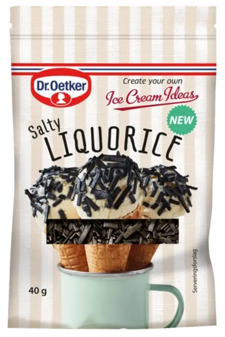 Dr. Oetker Salty Liquorice