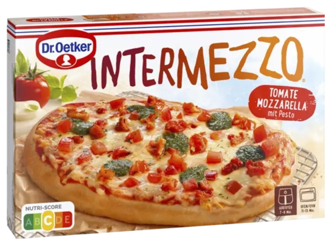 Dr. Oetker Tomate Mozzarella med Pesto