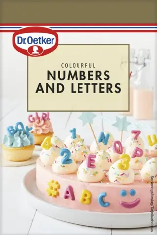 Dr. Oetker Colourful Numbers and Letters