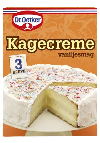 Dr. Oetker Kagecreme med vaniljesmag