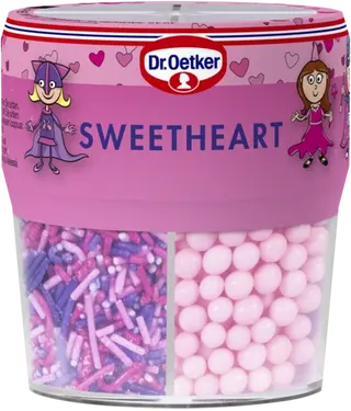 Dr. Oetker Sweetheart eller Dr. Oetker Neon Mix krymmel