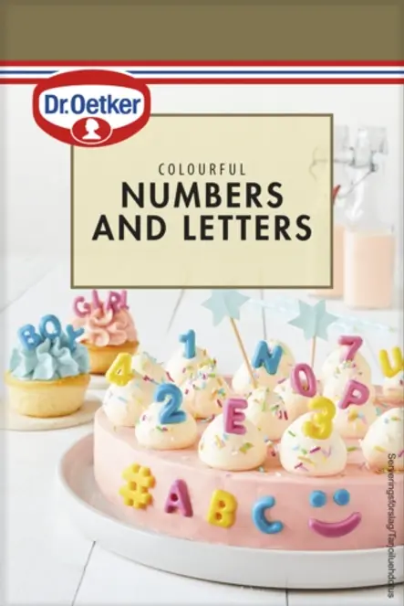 Dr. Oetker Colourful Numbers and Letters