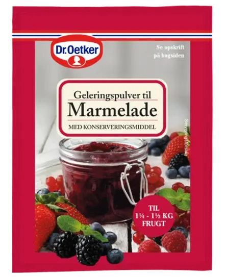 Dr. Oetker Geleringspulver til marmelade, 1½ kg frugt