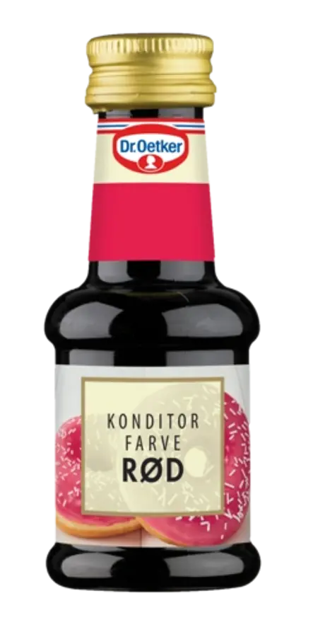 Dr. Oetker Rød Konditorfarve