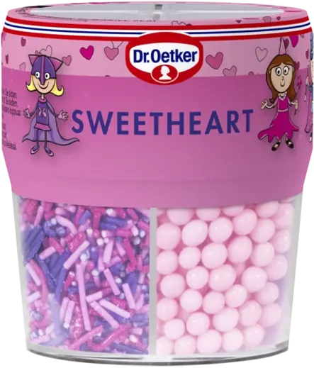 Dr. Oetker Sweetheart eller Dr. Oetker Neon Mix krymmel