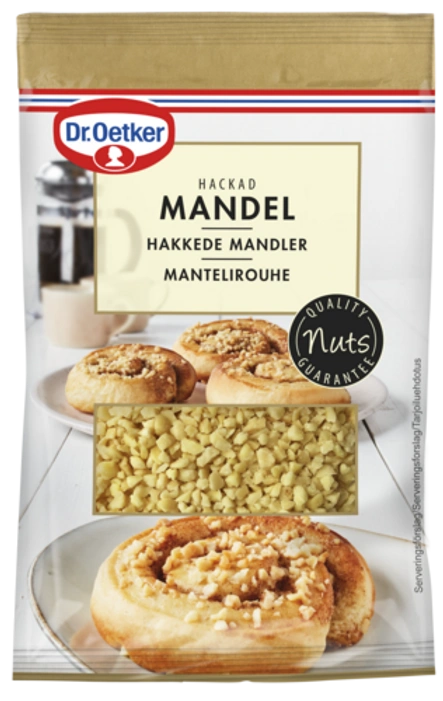 Dr. Oetker Hakkede Mandler (75 g.)