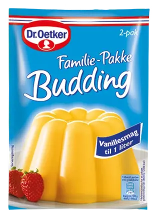 Dr. Oetker Familie-Pakke Budding med vaniljesmag