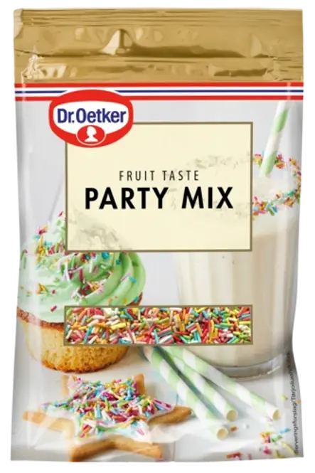 Dr. Oetker Party Mix eller Dr. Oetker Rainbow Mix