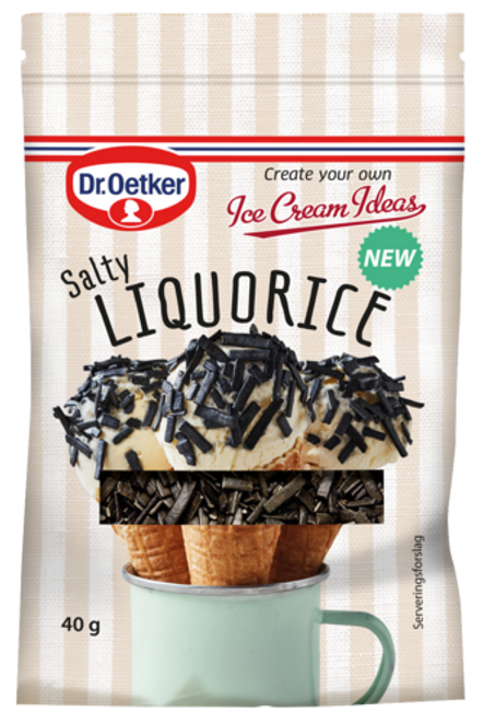 Dr. Oetker Salty Liquorice