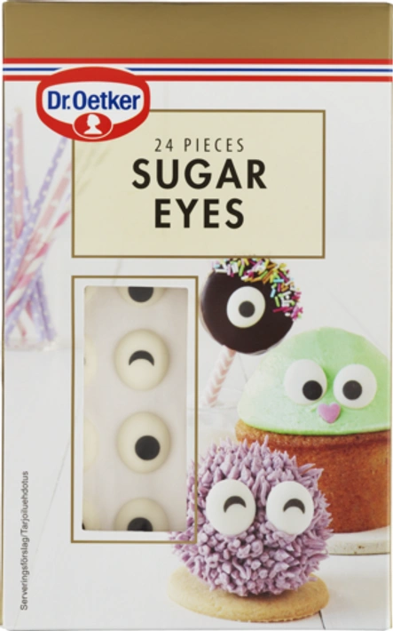 Dr. Oetker Sugar Eyes (nok til 12 par øjne)
