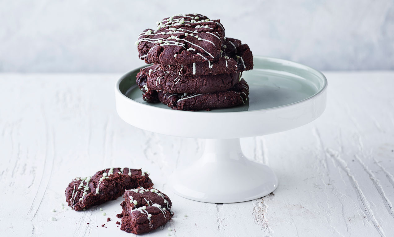Chokolade cookies med After Eight® fyld