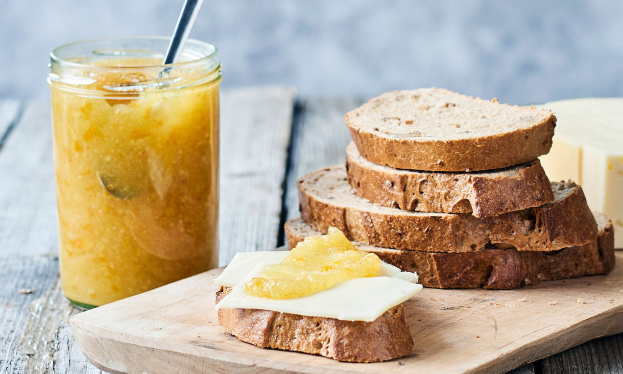 Citrusmarmelade med appelsin, citron og vanilje
