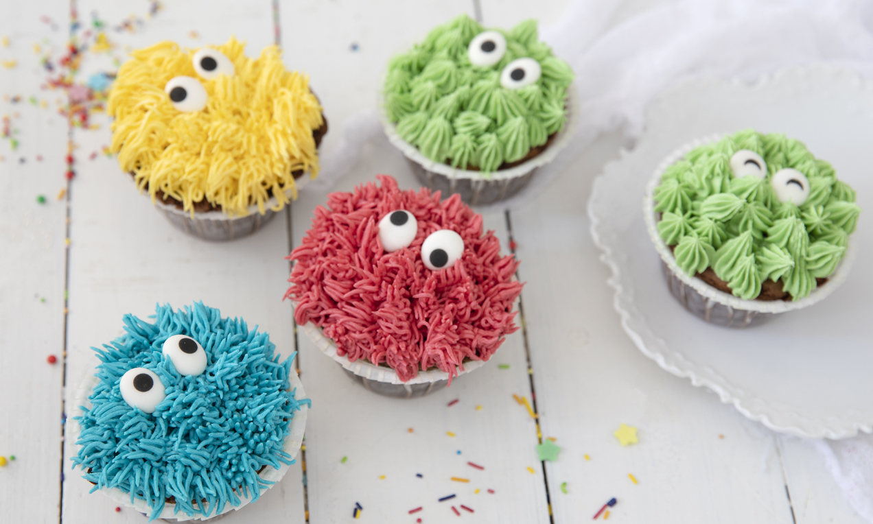 Monster cupcakes
