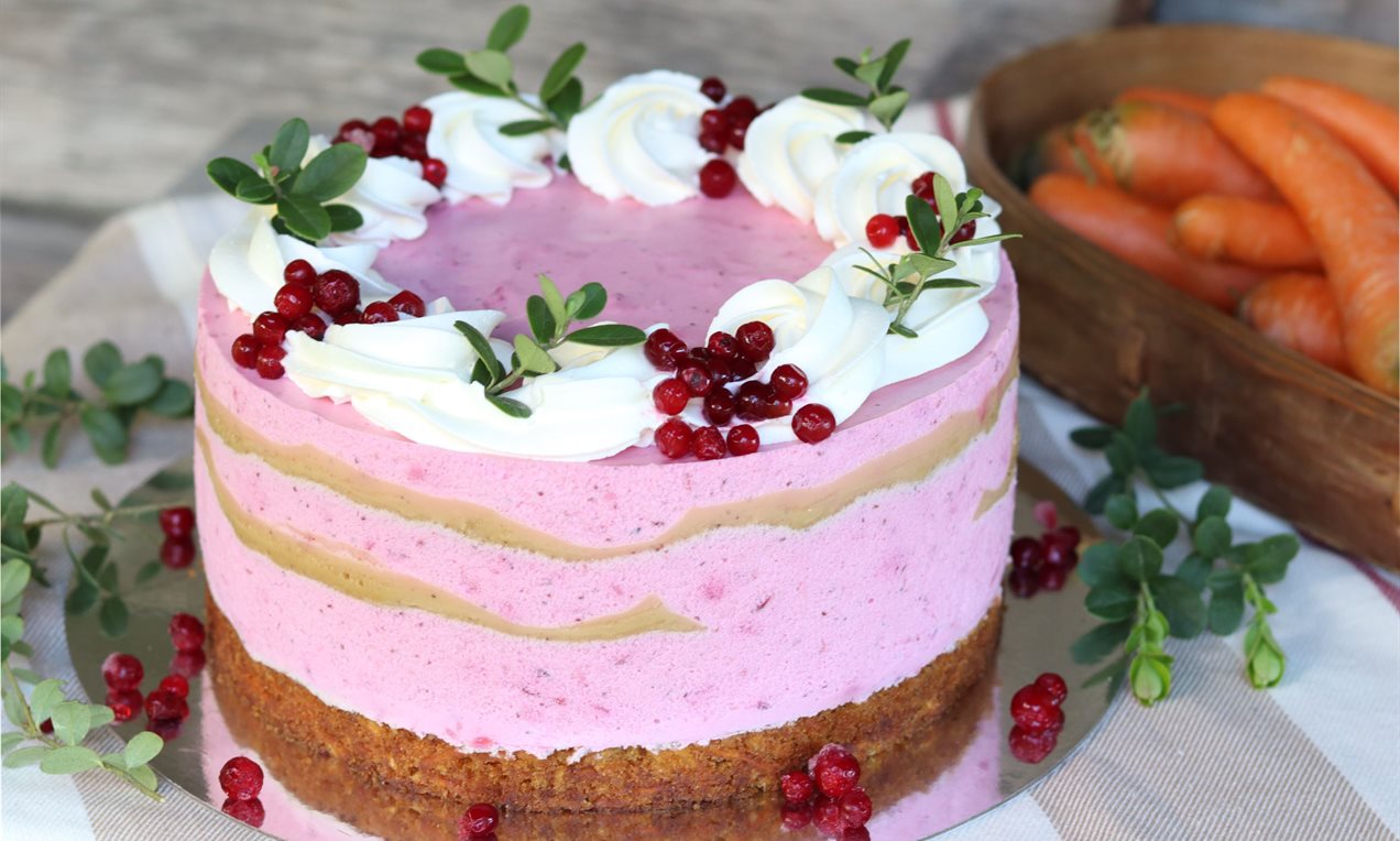 Tyttebær cheesecake