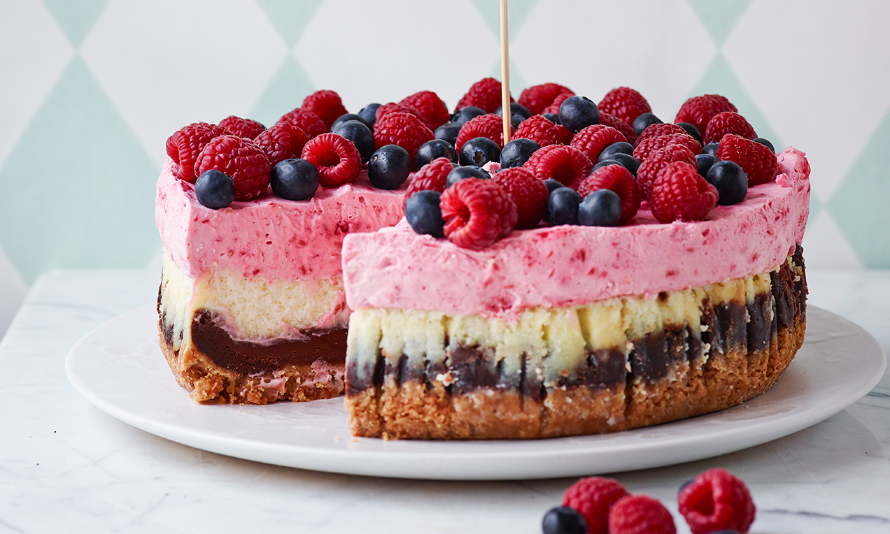 Triple Heart Attack Cheesecake