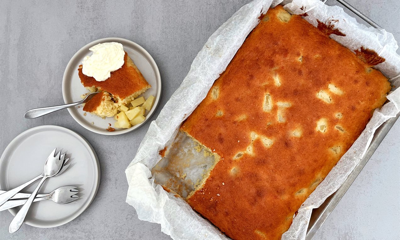 Bradepandekage med ananas