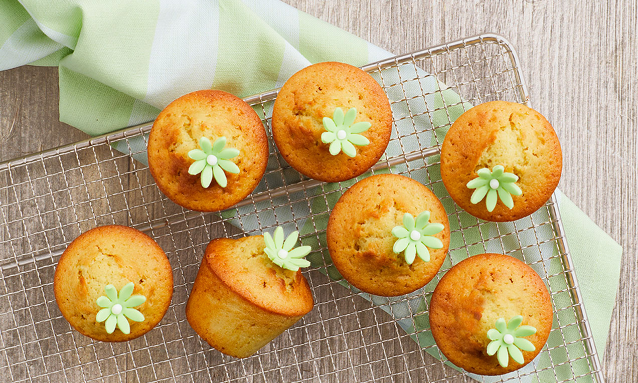 Lækre muffins med citron og frisk ingefær